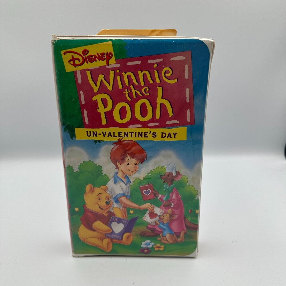 Disney Winnie The Pooh Un-Valentines Day VHS 1995 Classic Kids Animated Film